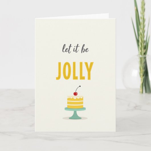 Carte d'anniversaire Gâteau Uplifting (Devant)