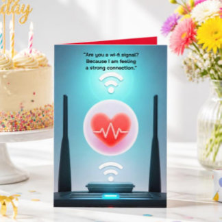 Carte d'anniversaire geek drôle Geek