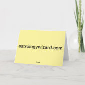 Carte d'anniversaire Gemini (Dos)