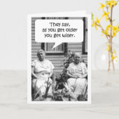 Carte d'anniversaire - génie (Fleur jaune)