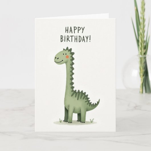 Carte d'anniversaire Gentil Géant (Devant)