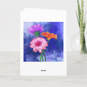 Carte d'anniversaire Gerbera Daisy