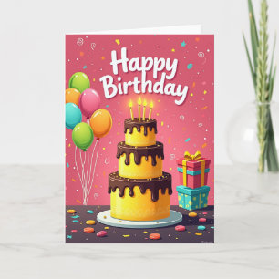 Carte d'anniversaire Gift Stack