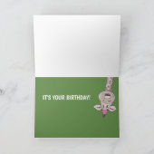 Carte d'anniversaire Giraffe (Intérieur)