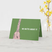 Carte d'anniversaire Giraffe (Fleur jaune)