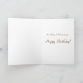 Carte d'anniversaire Giraffe (Intérieur)