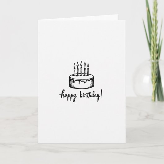 Carte d'anniversaire givré (Devant)