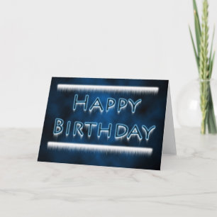 Carte d'anniversaire glaciale