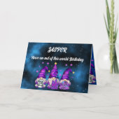 Carte d'anniversaire Gnome Galaxy (Devant)