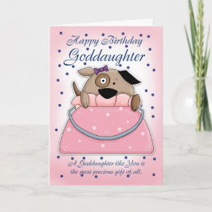 Carte d'anniversaire Godgirl - jolie marionnette