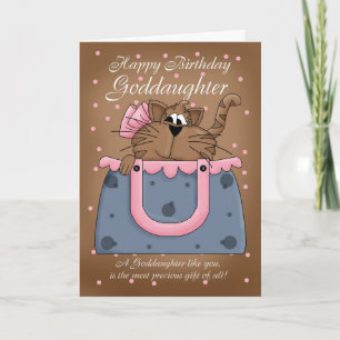 Carte d'anniversaire Godgirl - jolie pochette de c
