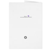 Carte d'anniversaire Godson avec voile Penguin (Dos)