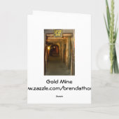 Carte d'anniversaire Gold Mine (Dos)