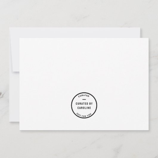 Carte d'anniversaire Gold moderne (Dos)