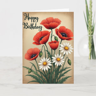 Carte d'anniversaire Golden Core