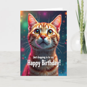 Carte d'anniversaire Golden Eyes