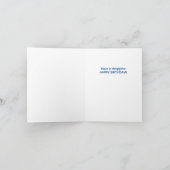 Carte d'anniversaire Goldendoodle (Intérieur)