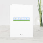 Carte d'anniversaire Golf de tous (Dos)