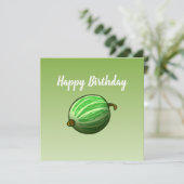 Carte d'anniversaire Gooseberry (Debout devant)