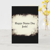 Carte d'anniversaire GOT (Fleur jaune)