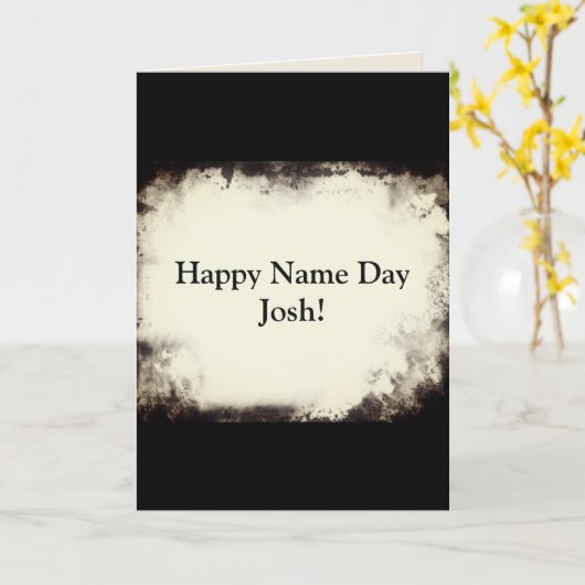 Carte d'anniversaire GOT (Fleur jaune)