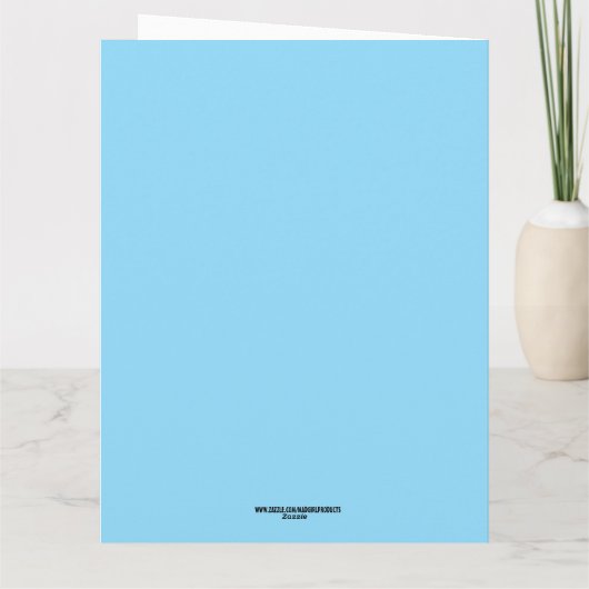 CARTE D'ANNIVERSAIRE GOTHIC SQUELETTES (Dos)