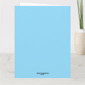 CARTE D'ANNIVERSAIRE GOTHIQUE AVEC SQUELETTES (Dos)