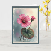 Carte d'anniversaire Gradient Bloom (Fleur jaune)