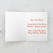 Carte d'anniversaire "Graffiti Clef Note" (Intérieur)