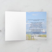 Carte d'anniversaire, Grand-fils, plage et vue mer (Intérieur)