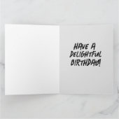 CARTE D'ANNIVERSAIRE GRANDE CAT SPHINX CHAT SANS P (Intérieur)