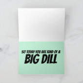 CARTE D'ANNIVERSAIRE, GRANDE DILL (Intérieur)