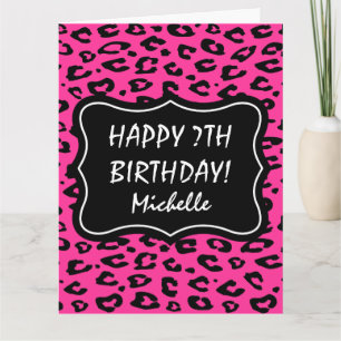 Carte d'anniversaire grande extra large imprimée l