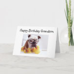 CARTE D'ANNIVERSAIRE GRANDSON AMUSANTE<br><div class="desc">Cette ligne de cartes Bulldog sont certainement un succès et je suis 100% positif que VOTRE GRANDSON AIMERA cette carte lors de "son jour spécial !"</div>