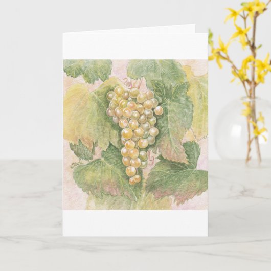 Carte d'anniversaire Grapevine (Fleur jaune)