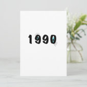 Carte d'anniversaire graphique à l'illustration d' (Debout devant)