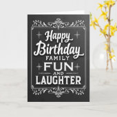 Carte d'anniversaire gravée (Fleur jaune)