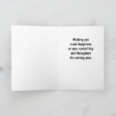 Carte d'anniversaire Gray Gear (Intérieur)