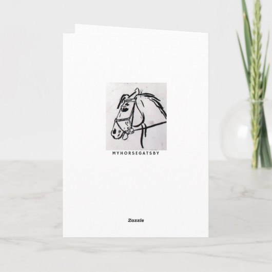 Carte d'anniversaire Gray Short Haidate Chat Art D (Dos)