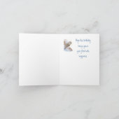 Carte d'anniversaire Great Grey Owl Papa (Intérieur)