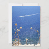 Carte d'anniversaire grecque Blue Sea Flat (Dos)