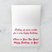 Carte d'anniversaire "Gril au Charbon" (Intérieur)