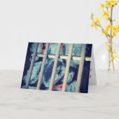 Carte d'anniversaire "Grill au charbon" (Fleur jaune)