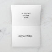 Carte d'anniversaire - Gudvangen, Norvège (Intérieur)