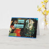 Carte d'anniversaire guitare (Fleur jaune)