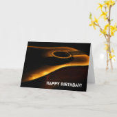 Carte d'anniversaire guitare (Fleur jaune)