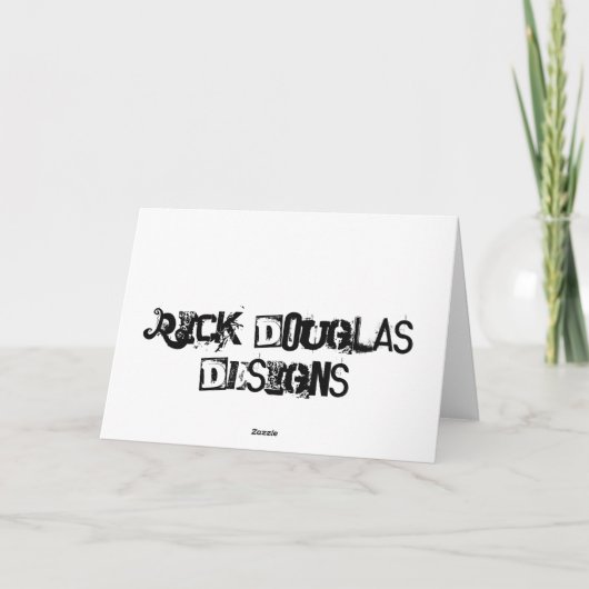 Carte d'anniversaire guitare (Dos)