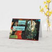 Carte d'anniversaire guitare (Fleur jaune)