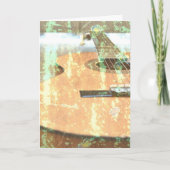 Carte d'anniversaire guitare (Devant)