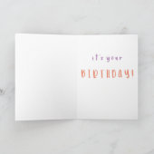 CARTE D'ANNIVERSAIRE GUMDROPS (Intérieur)